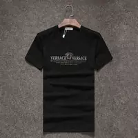 versace logo t-shirt classic medusa double logo black